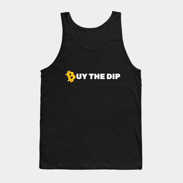 Buy the Dip Bitcoin Tank Top by BERMA Art